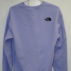 Lavender The North Face crewneck sweater unisex medium